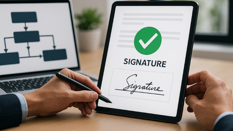 O poder dos fluxos de aprovação cresce quando integrado a assinaturas digitais confiáveis, afirma a Nexdata Tecnologia LTDA.